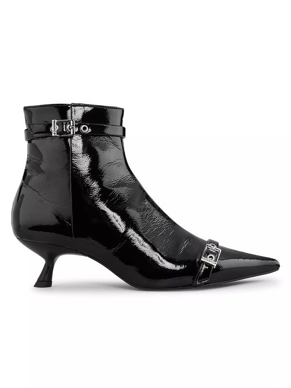 Eyelets Kitten Heel Boot