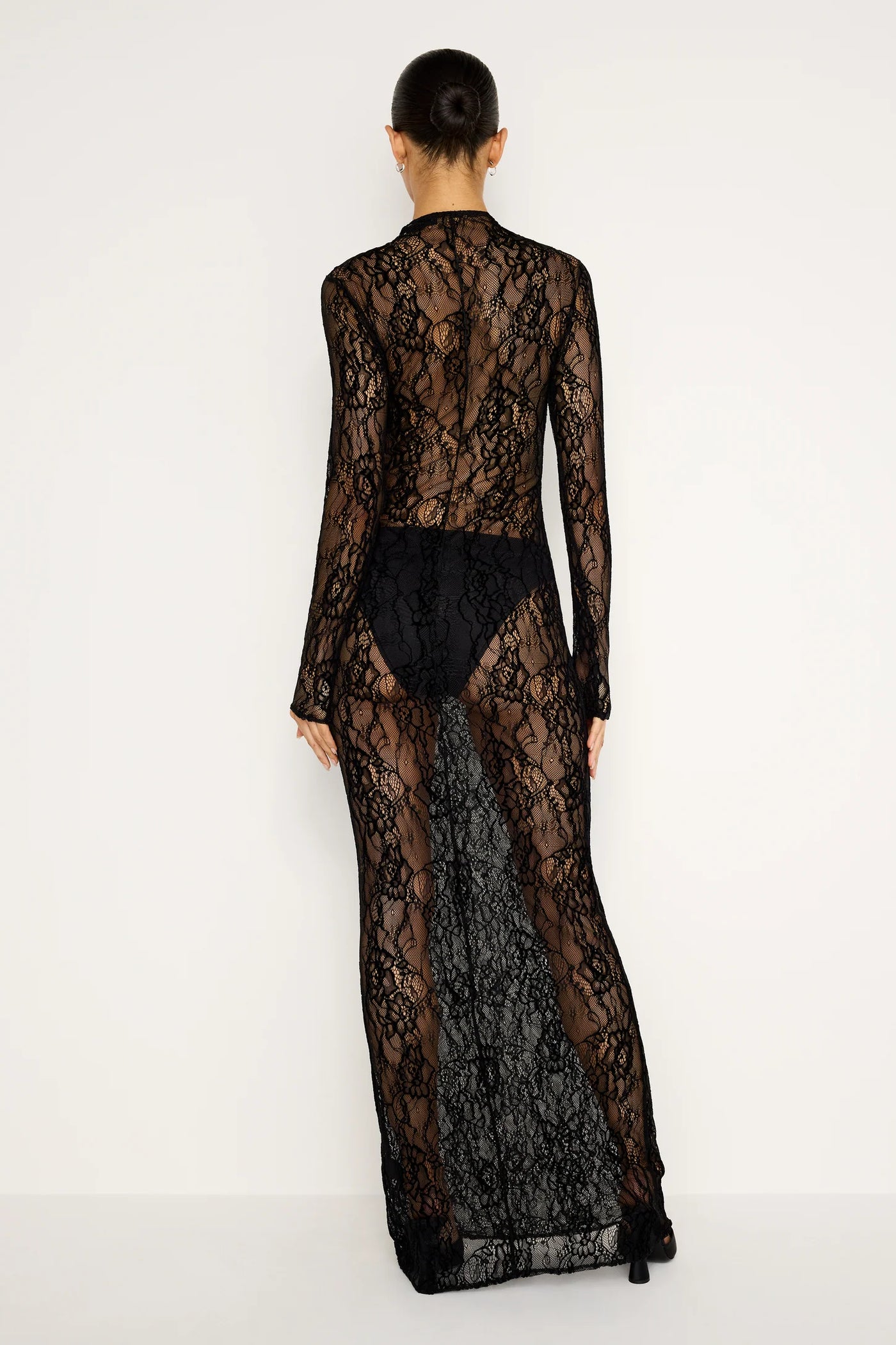 [FLARE UP]★24FW★韓国人気★Event Horizon Lace Long Sleeve Lace Long Sleeve Gown – Altitude Designer Clothing Store