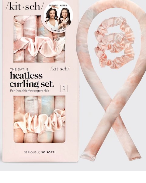 Satin Heatless Curling Set