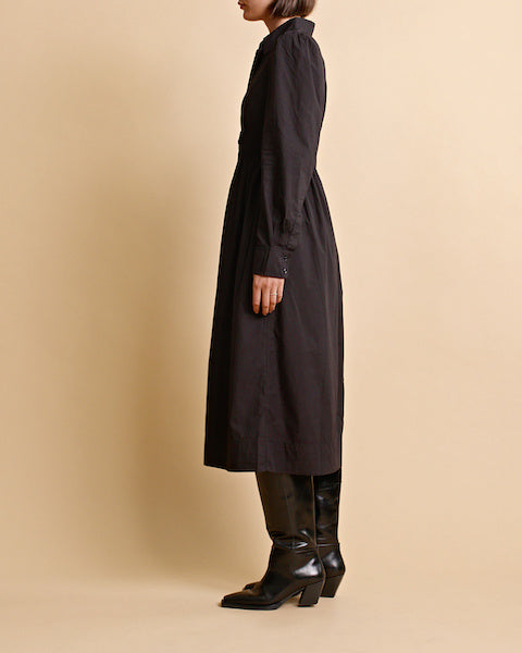 Poplin Midi Dress
