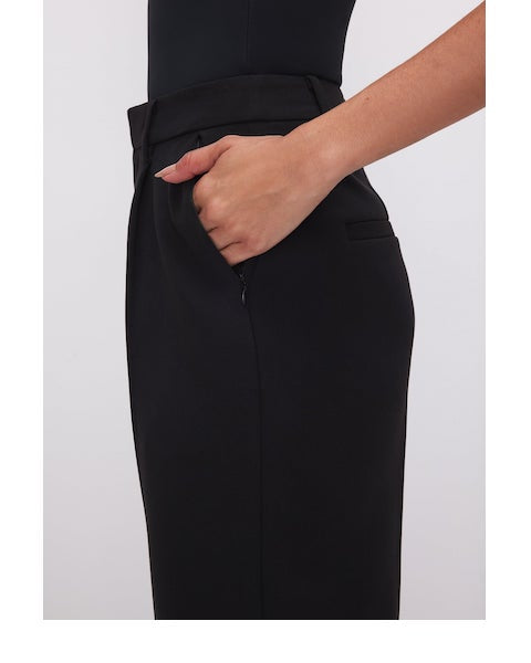 Luxe Suiting Column Trouser