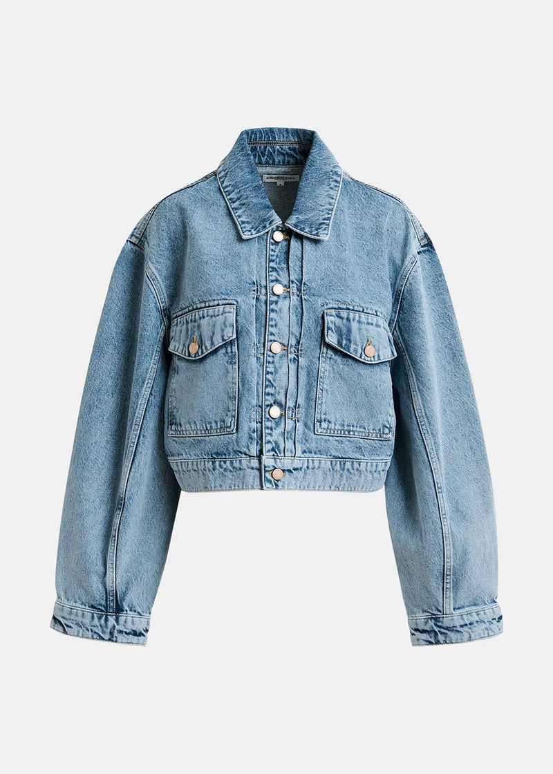 Hespero Cropped Jeans Jacket