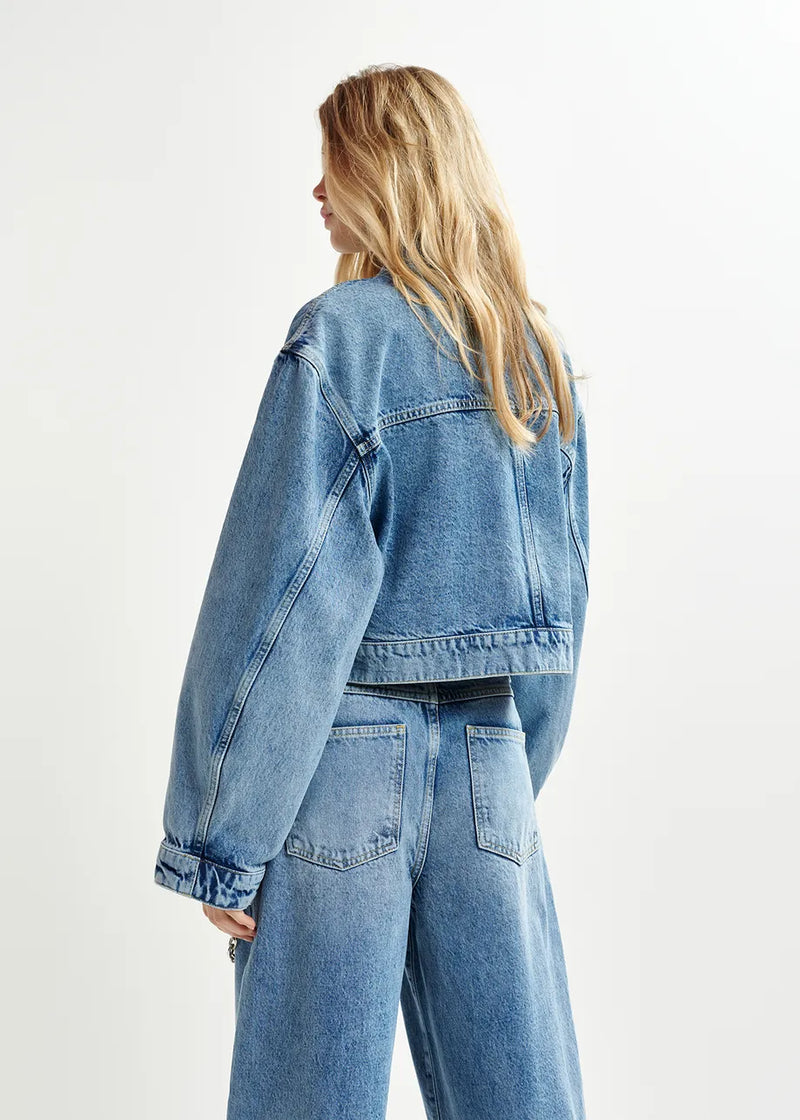 Hespero Cropped Jeans Jacket