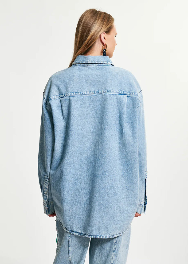 Icksonville Sequin Denim Shirt