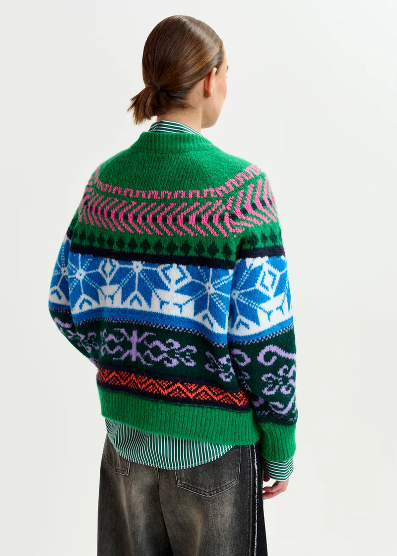 Irelando Jacquard Knit Pullover