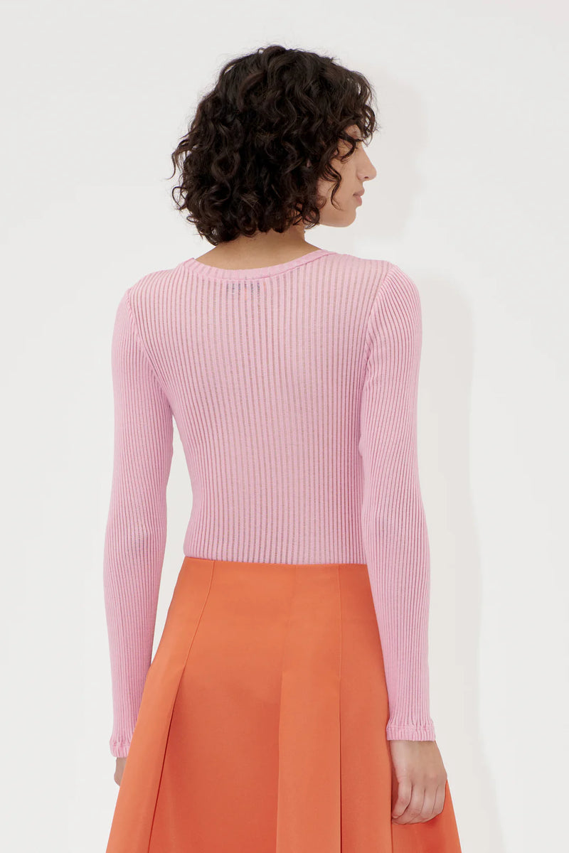 Lux Seamless Long Sleeve Crewneck