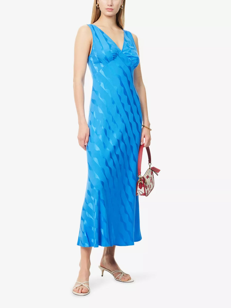 Sandrine - Wave Jacquard Blue