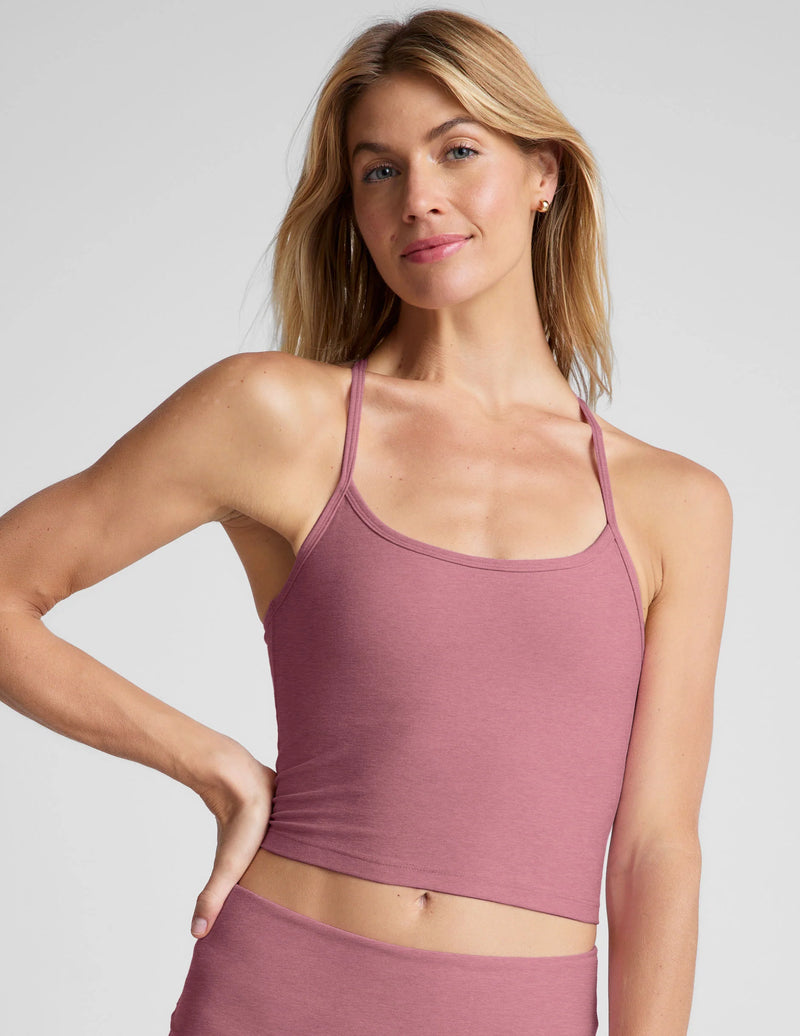 SpaceDye Slim Racerback Cropped Tank New