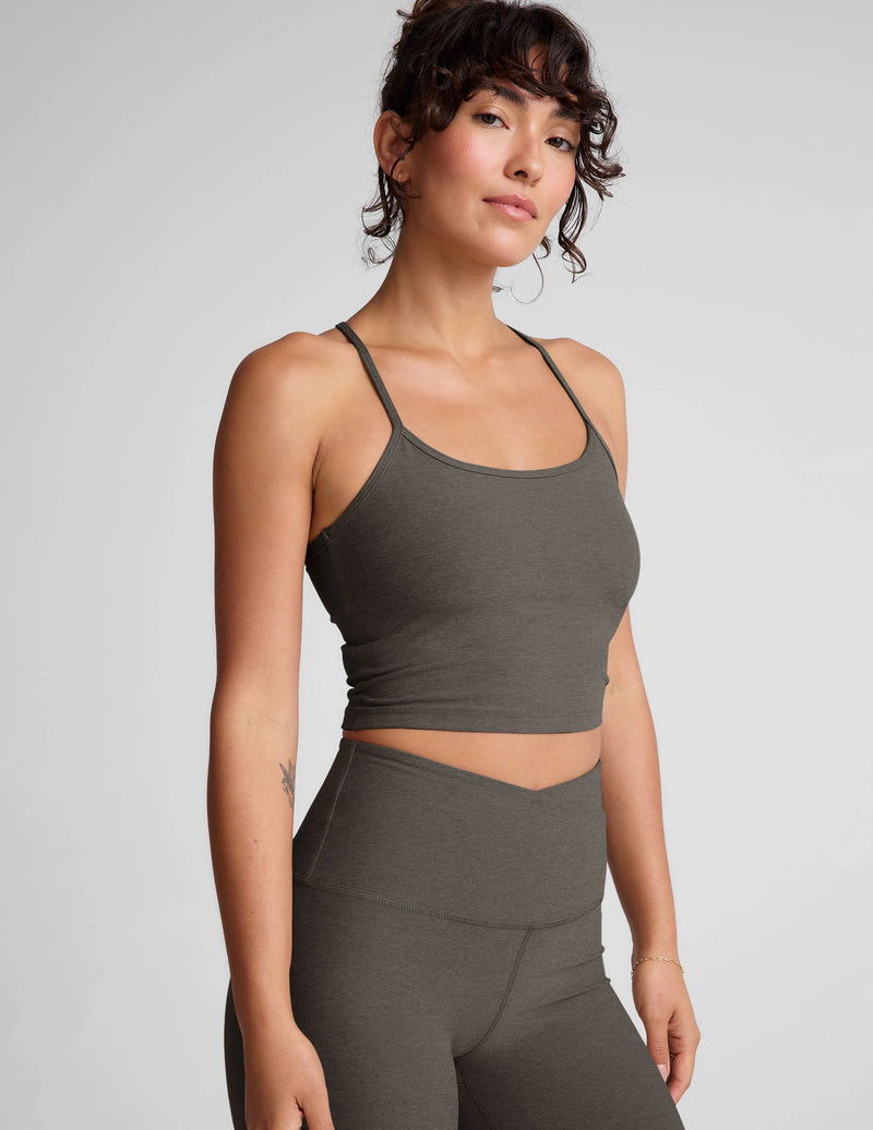 SpaceDye Slim Racerback Cropped Tank New