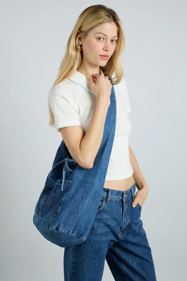 Denim Sling Bag