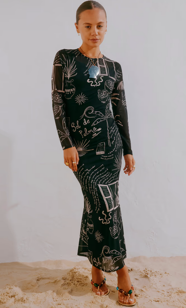 Mono Palma Mesh Dress