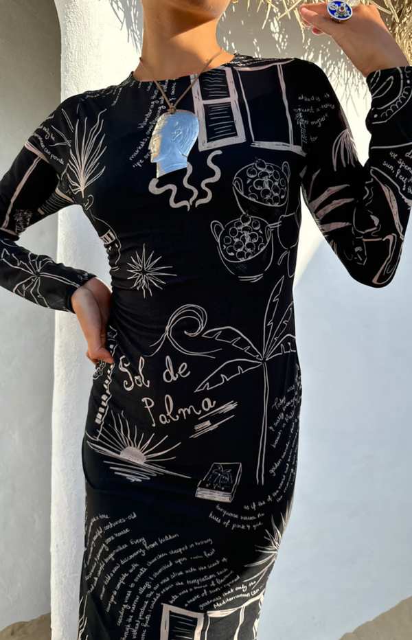 Mono Palma Mesh Dress