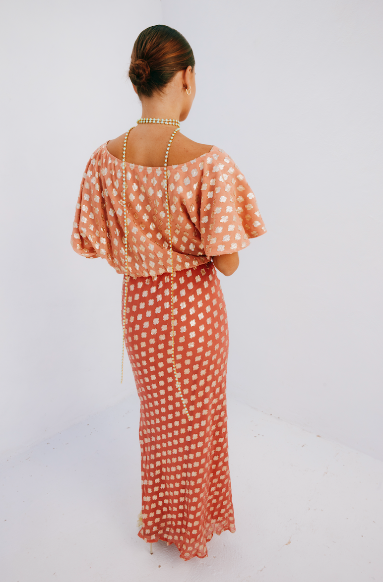 Tilly Dress: Pink and Red