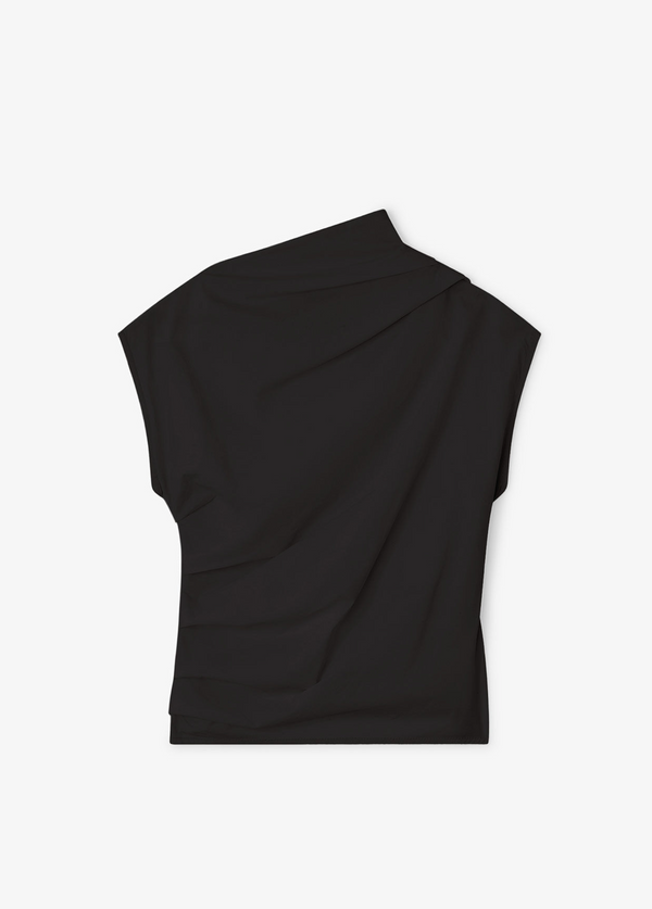 Stretch Cotton Ruched