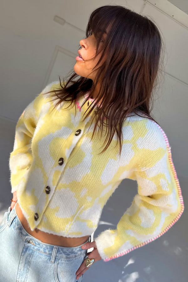 Yellow Zizi Cardigan