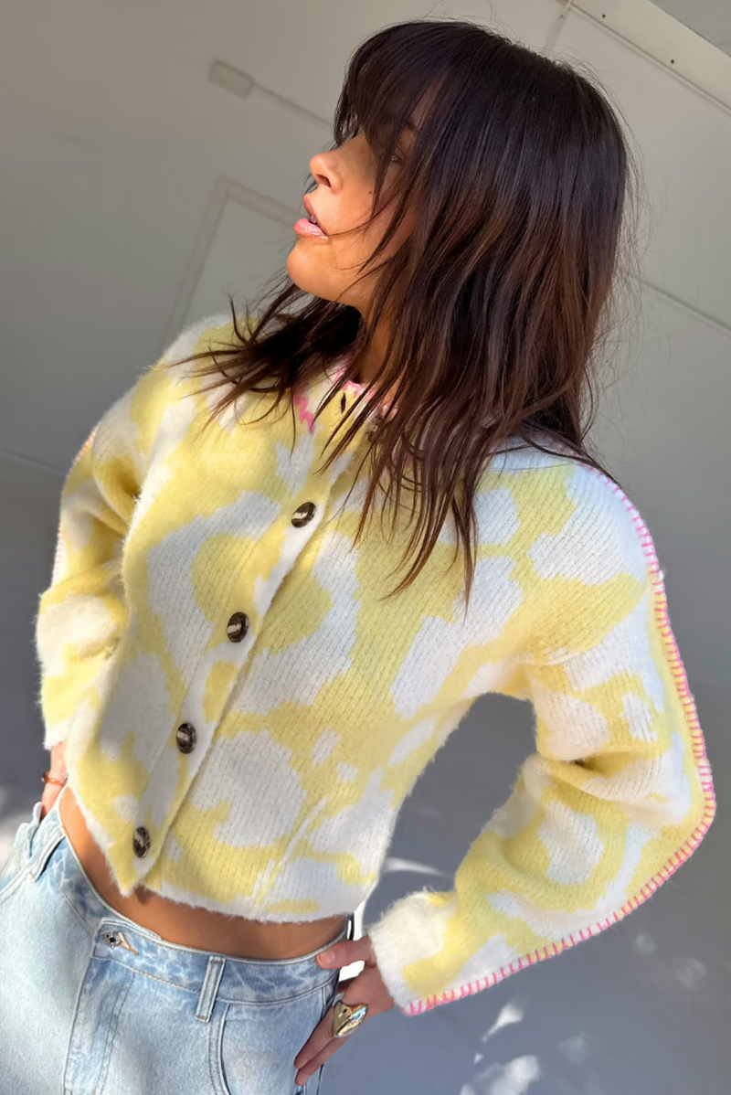 Yellow Zizi Cardigan