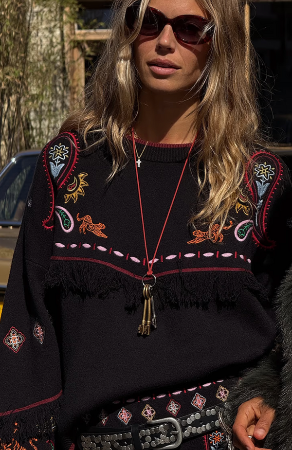 Black Safari Jamie Jumper