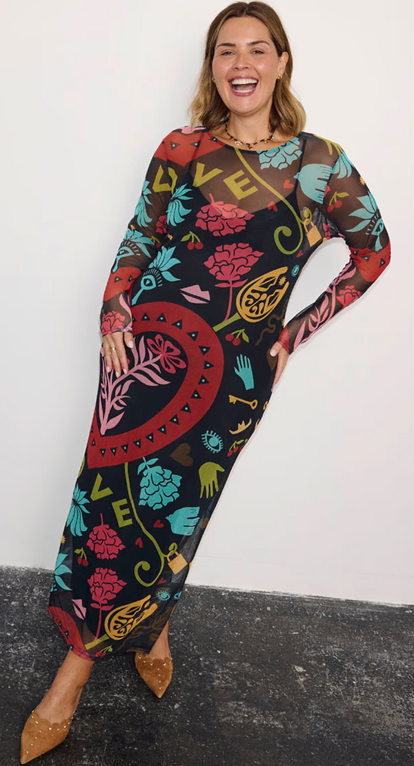 Mesh Dress: Amara – Altitude Designer Clothing Store - Jackson