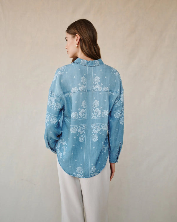 Boyfriend Button Down: Bandana