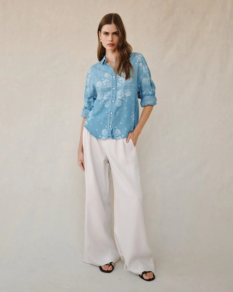Boyfriend Button Down: Bandana