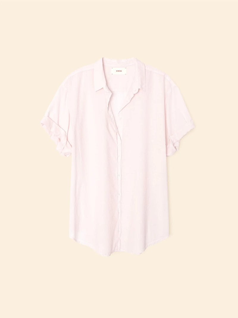 Channing Shirt: Pale Rose