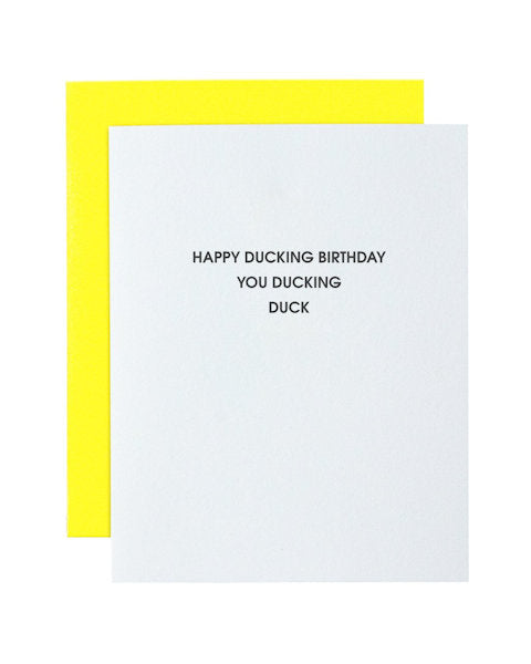 Happy Ducking Birthday
