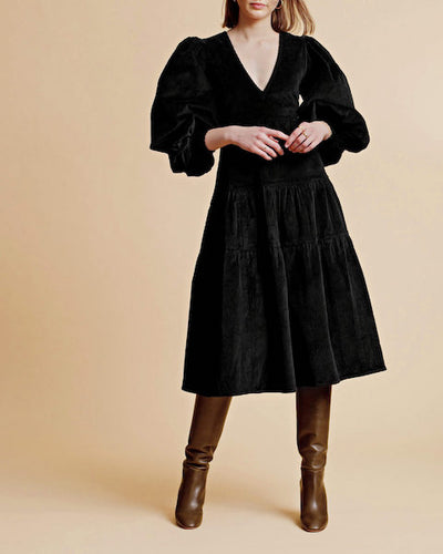 knee length dresses for ladies Corduroy Midi – Altitude Designer Clothing Store
