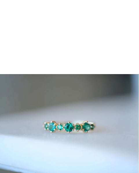 Orbit Ring -Emerald