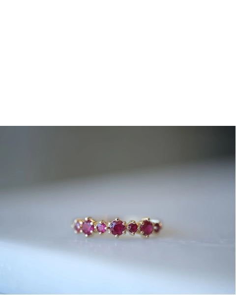 Orbit Ring - Ruby